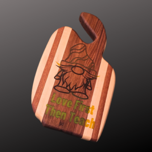 Gnome Mini Prep & Serve Walnut cutting Board