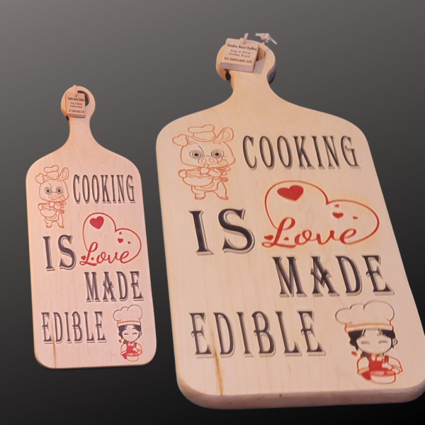 Cooking Is Love Made Edible "mini board"