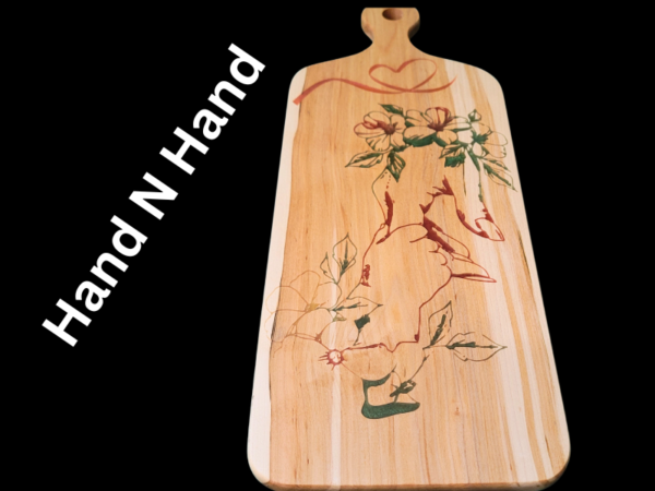 The Hand N Hand Prep and Serve Charcuterie/Cutting Board