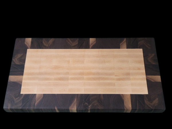 Traditional Walnut And Maple End Grain Butchers Block - Image 6