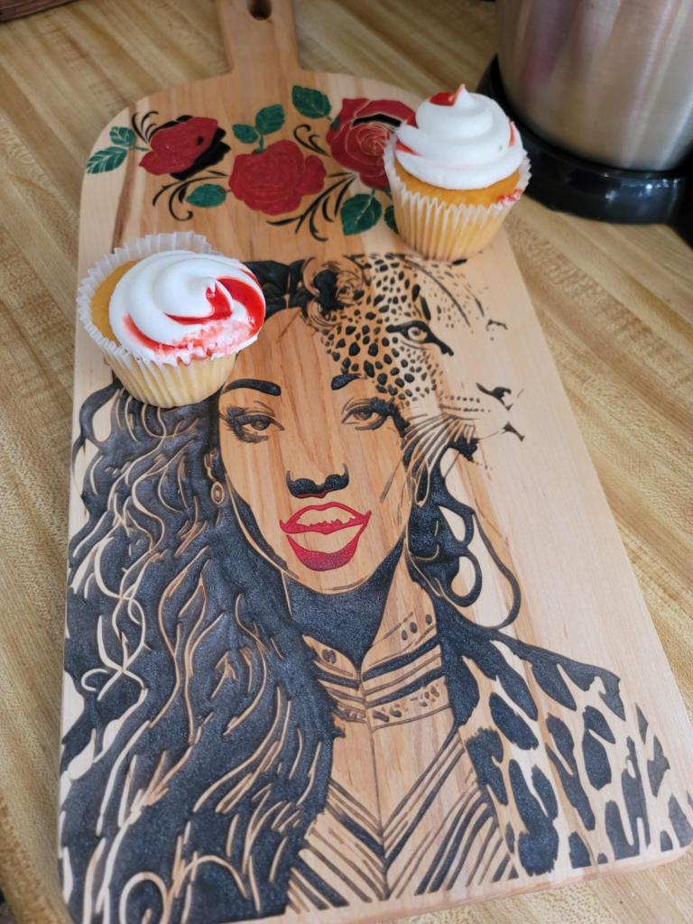 Cat Lady Prep and Serve Charcuterie/Cutting Board