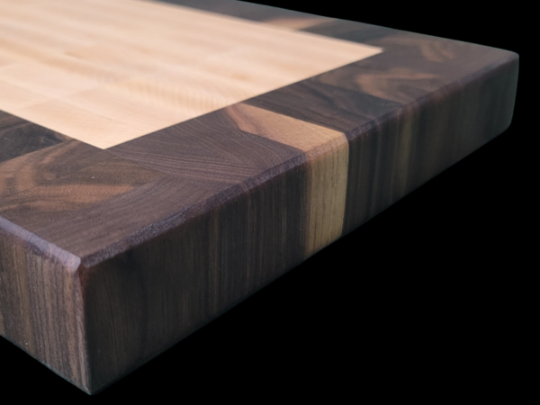 Traditional Walnut And Maple End Grain Butchers Block - Image 5