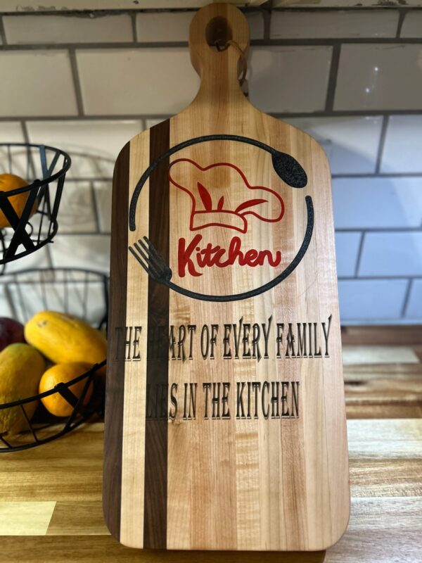 The Heart of Every Family Large Prep & Serve Cutting Board