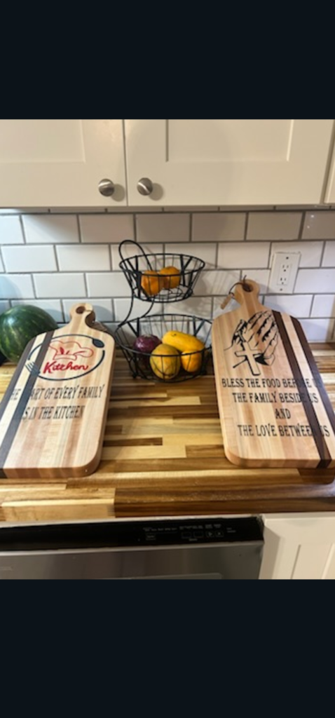 The Heart of Every Family Large Prep & Serve Cutting Board