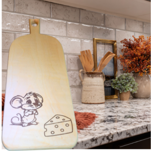 Mouse & Cheese Mini Charcuterie Board – Snack & Decor Delight