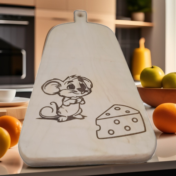 Mouse & Cheese Mini Charcuterie Board – Snack & Decor Delight - Image 2